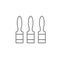 Vaccine, ampoule icon. Element of medicine icon. Thin line icon