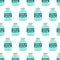 Vaccine bottles Coronavirus seamless vector pattern. Repeating background Covid vaccine dose hand drawn illustration. Vaccination