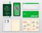 Vaccine passport covid-19 with logo bottle, syringe, global network, Smartphone with E Boarding pass, Business class, Vaccination