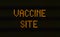 Vaccine Site Sign