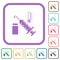 Vaccine storage temperature simple icons