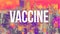 Vaccine theme with the New York City skyline