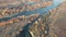 Vacha River, pouring into the Maritsa River near city of Plovdiv, Bulgaria