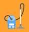 Vacuum cleaner icon isolated. Household appliance.