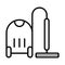 Vacuum cleaner icon vector illustrationa