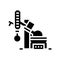 vacuum evaporator glyph icon vector isolated illustration