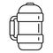 Vacuum insulated bottle icon, outline style