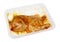 Vacuum-packed marinated tobacco chicken  isolated
