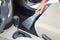 Vacuuming a car interior automobile detailing