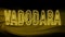 Vadodara Gold glitter lettering, Vadodara Tourism and travel, Creative typography text banner