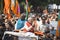 VADODARA, GUJARAT/INDIA - 9th April 2014 : Narendra Modi filed his nomination papers from Vadodara Lok Sabha seat