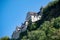 Vaduz castle overlooking central Vaduz, Liechtenstein