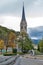 Vaduz Cathedral, or Cathedral of St Florin, a neo-Gothic church in downtown Vaduz, Liechtenstein