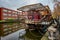 The Vagebond - a derelict and abandoned barge on the River Wensum, Norwich