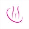 Vaginal Logo Template Design Vector, Emblem, Design Concept, Creative Symbol, Icon