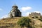 Vahramashen Church and the castle ruins of Amberd