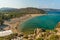 Vai palmtrees beach at Crete island in Greece