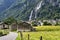 Val Bregaglia (Switzerland) with cascades