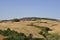 VaL D` Orcia iconic landscape of rolling hills. Tuscany region. Italy