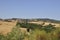 VaL D` Orcia iconic landscape of rolling hills. Tuscany region. Italy