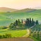 Val d`Orcia, Tuscany, Italy.