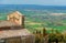 Val di Chiana Valley from Cortona in Tuscany