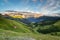 Val di Fassa from Passo Sella, Dolomites, Italy