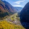 Val Masino - Valtellina IT - Autumnal aerial view