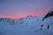 Val Senales refugee winter in Italy