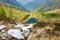 Val Tartano - Valtellina IT - Porcile Lakes - Aerial view