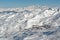 Val Thorens and the Mont-Blanc from the Cime Caron