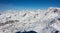 Val thorens Mont Blanc peclet view snowy mountain landscape France alpes