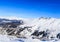 Val Thorens ski resort in the ALps. Village Menuires