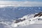 Val Thorens viewed from Cime Caron peak