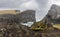 Valahnukamol in Iceland, High boulder ridge along western shoreline