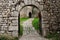 Valcamonica Breno castle entrance gate