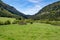 Valderejo natural park. Burgos and Alava. Mountains and meadow