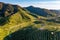 Valdobbiadene, hills and vineyards along the Prosecco road. Italy