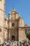 Valencia Cathedral. The church has different architectural styles