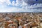 Valencia cityscape aerial panoramic view, Spain