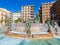 Valencia Neptuno fountain in Plaza de la virgen