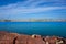 Valencia port and marina view from Pinedo