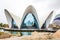 Valencia, Spain - December 04, 2016: Main building of Oceanographic