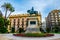 VALENCIA, SPAIN, DECEMBER 30, 2015: Monument to Jaime Conquistador in Jardines del Parterre in Valencia, Spain...IMAGE