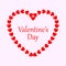 Valentin\\\'s Day. Heart form. Design element for wallpapers, wedding invitations, greeting cards, valentine cards. Vector