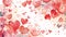 Valentine background adorned with charming hearts and romantic ambiance