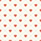 Valentine background with hearts.