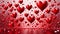 valentine background with red hearts, love