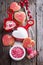 Valentine baking concept