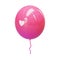 Valentine Balloon Isometric 3D Render Element